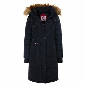 Canada Goose Women's Black Puffer Coat with Fur Hood